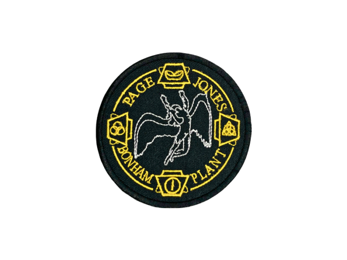 Led Zeppelin Page Jones Bonham Plant - Musik Band Logo Emblem - Patch Mærke