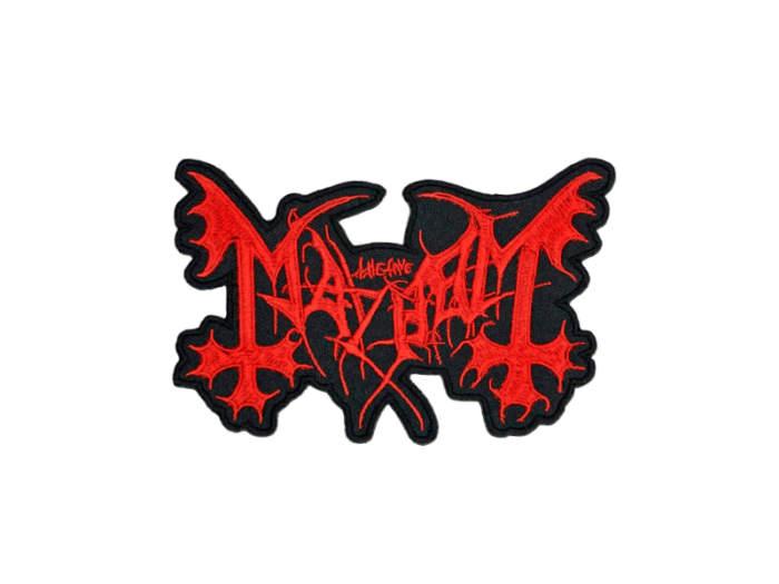 Mayhem Red Musik Band logo Emblem - Patch Mærke