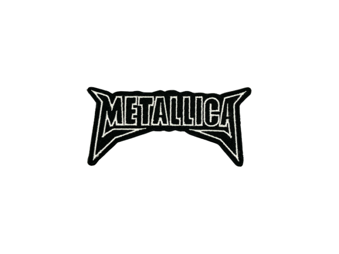 Metallica White - Musik Band Logo - Patch Mærke