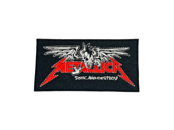 Metallica Seek And Destroy - Musik Band Logo Emblem - Patch Mærke