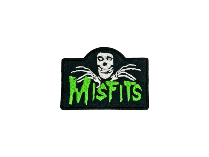 Misfits Green - Musik Band Logo Emblem - Patch Mærke