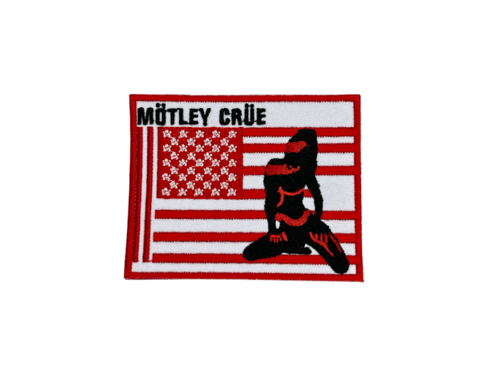 Mötley Crüe Flag - Musik Band Logo Emblem - Patch Mærke