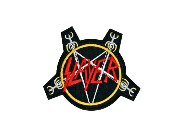 Slayer - Musik Band Logo Emblem - Patch Mærke