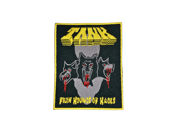 Tank Filth Hounds Of Hades - Musik Band Logo Emblem - Patch Mærke
