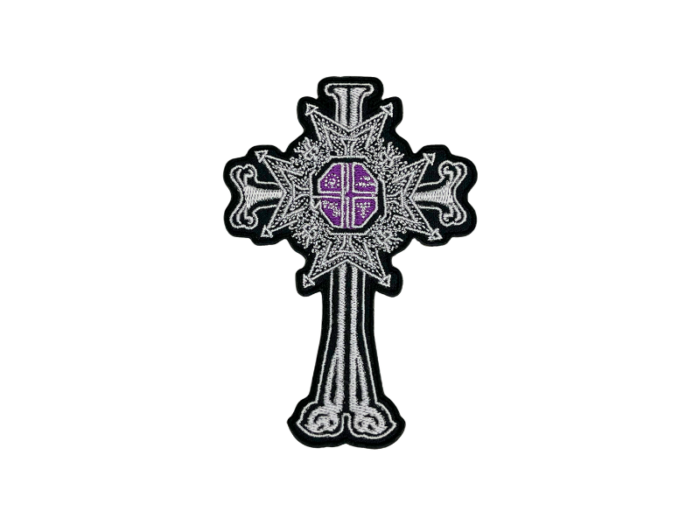 Ghost - Musik Band Logo Emblem - Patch Mærke - Grå