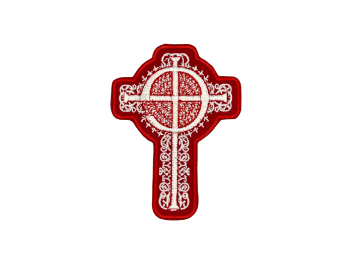 Ghost - Musik Band Logo Emblem - Patch Mærke - Rød