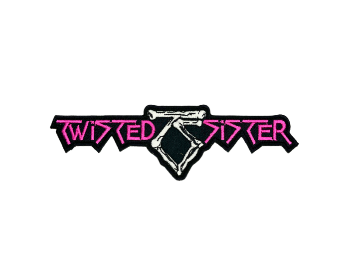 Twisted Sister - Musik Band Logo Emblem - Patch Mærke - Pink