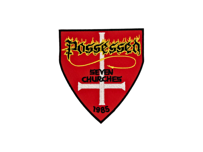 Possessed Seven Churches 1985 - Musik Band Logo Emblem - Patch Mærke