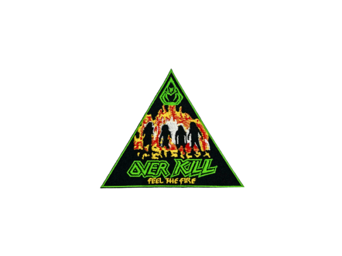 Overkill Feel The Fire - Musik Band Logo Emblem - Patch Mærke