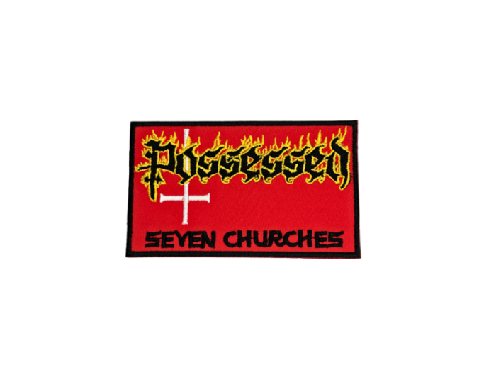 Possessed Seven Churches - Musik Band logo Emblem - Patch Mærke
