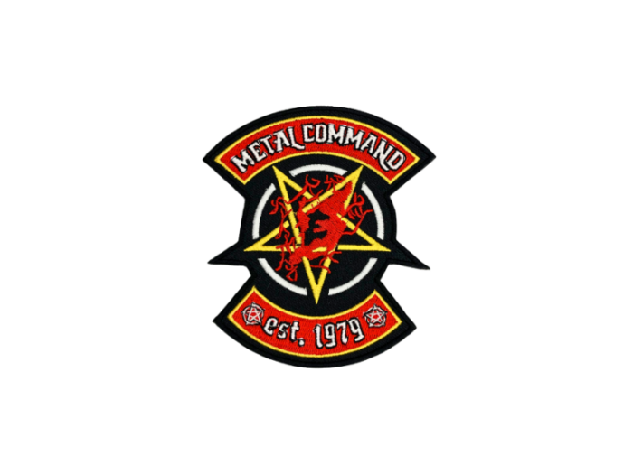 Metal Command Est. 1979 - Musik Band Logo Emblem - Patch Mærke
