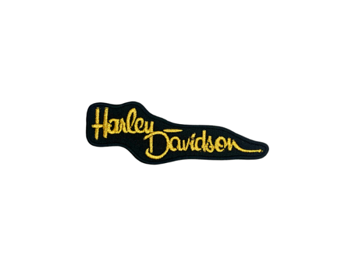 Harley Davidson Tekst lille 10,5cm - Patch Mærke