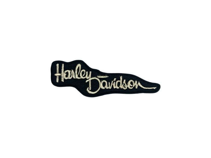 Harley Davidson Tekst lille 10,5cm - Patch Mærke