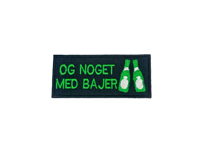 Og noget med Bajer - Patch Mærke