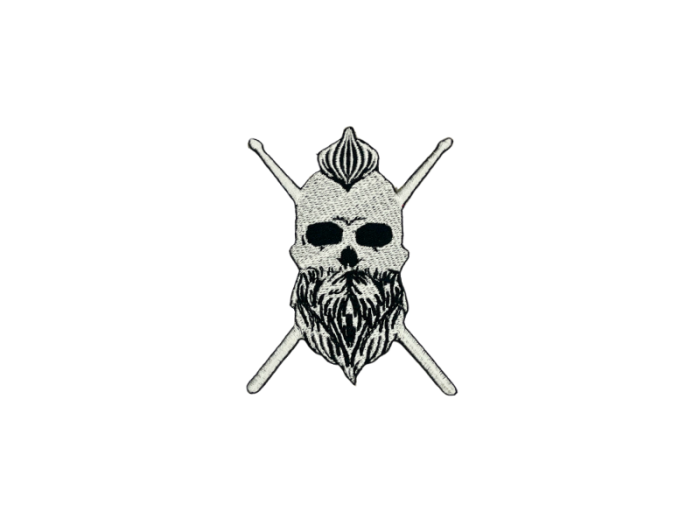 ZZ Top skull - Musik Band Logo Emblem - Patch Mærke