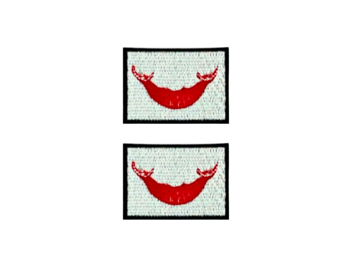 Påskeøerne Easter Island Flag Med Sort Kant 2 stk. pak 4,5x3cm - Patch Mærke