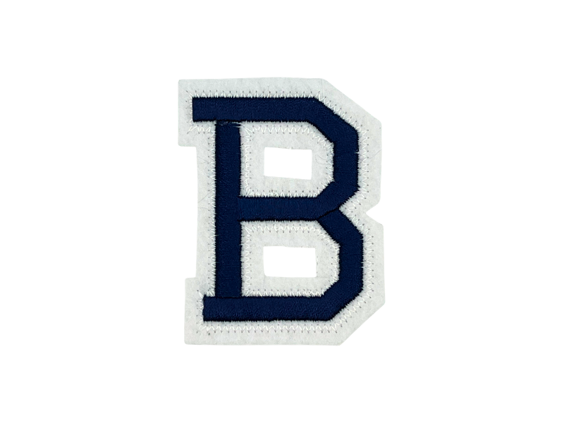 Bogstaver (A-Å & 1-9) American Style - Patch - Mærke - Billede 2